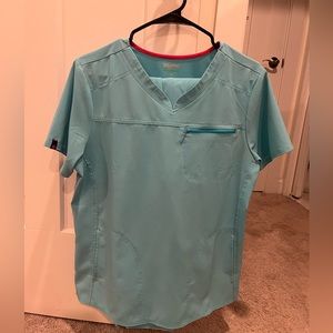 Scrubstar light blue scrub set